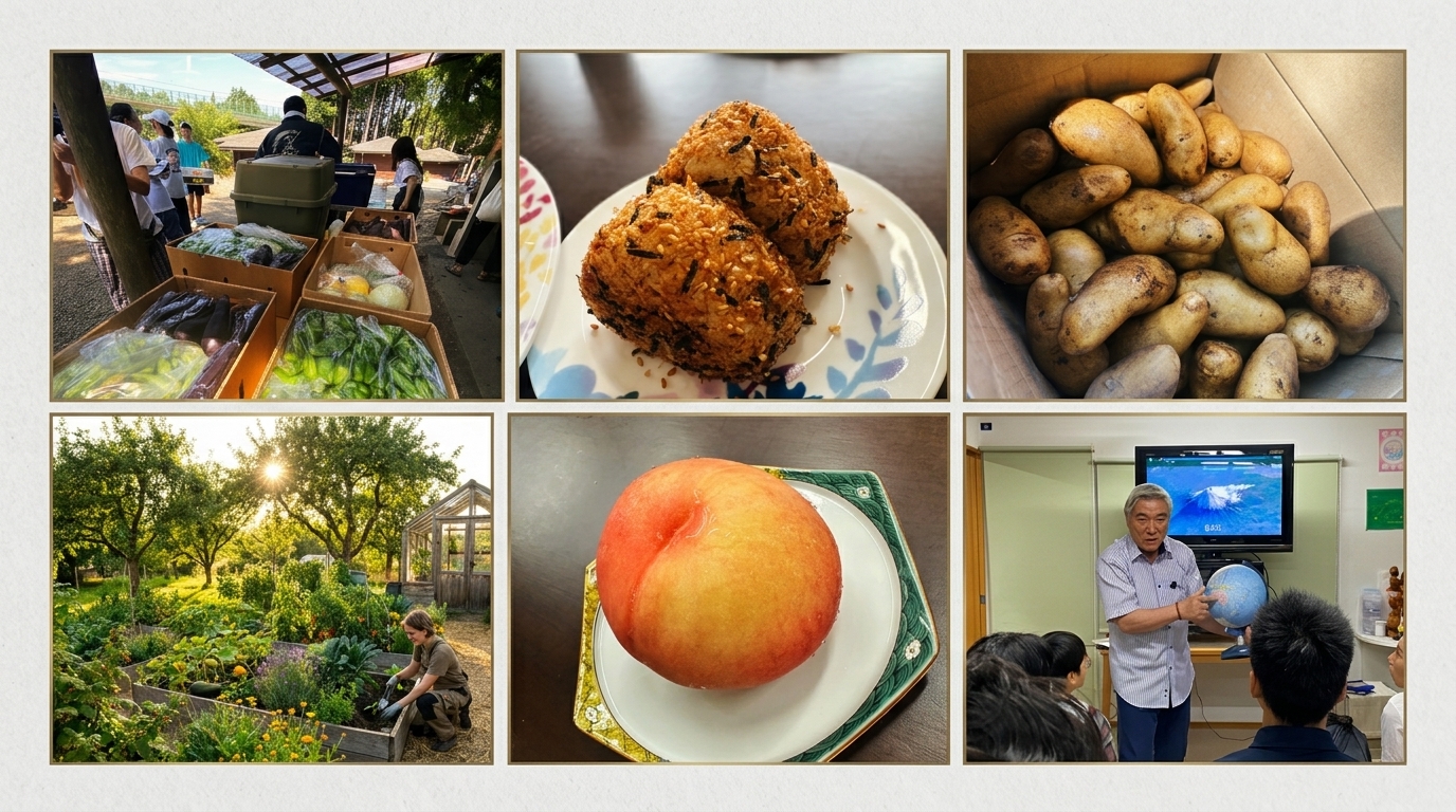 アートテン技術で育った食材
